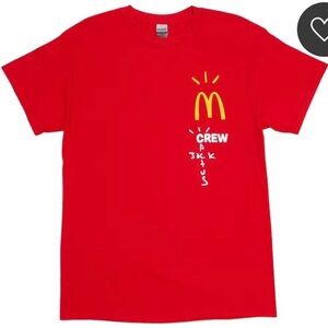 Travis Scott x McDonald's Red Crew Tee